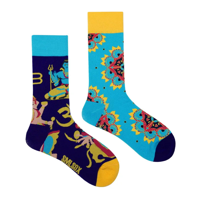 Fruit Print Crew Socks