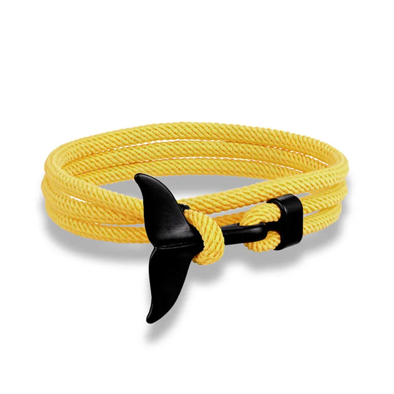 Nautical Whale Tail Bracelet