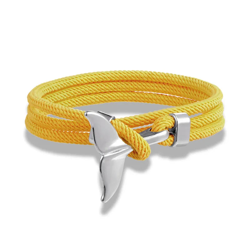 Nautical Whale Tail Bracelet