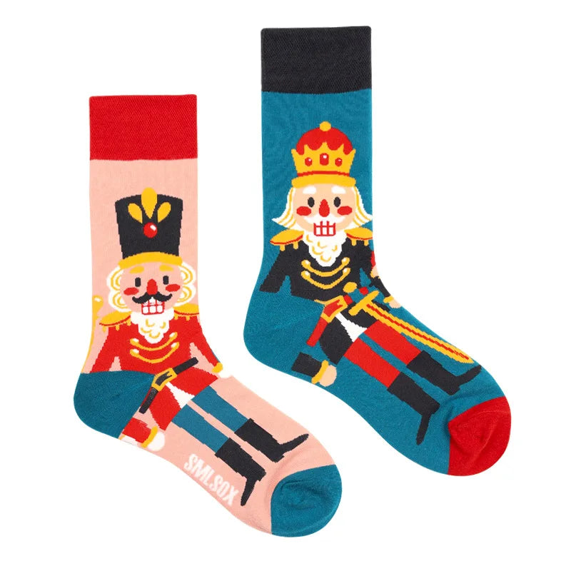Fruit Print Crew Socks