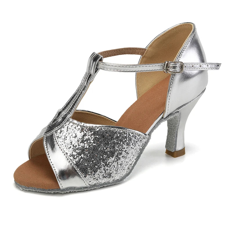 Heeled Ballroom Dance Shoes
