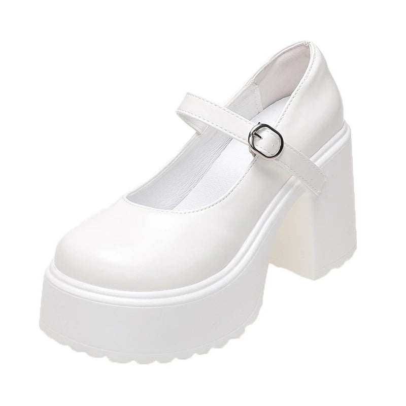Chunky Platform Mary Jane Pumps