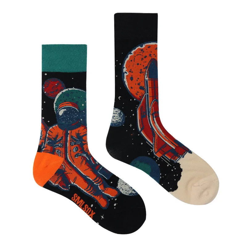 Fruit Print Crew Socks