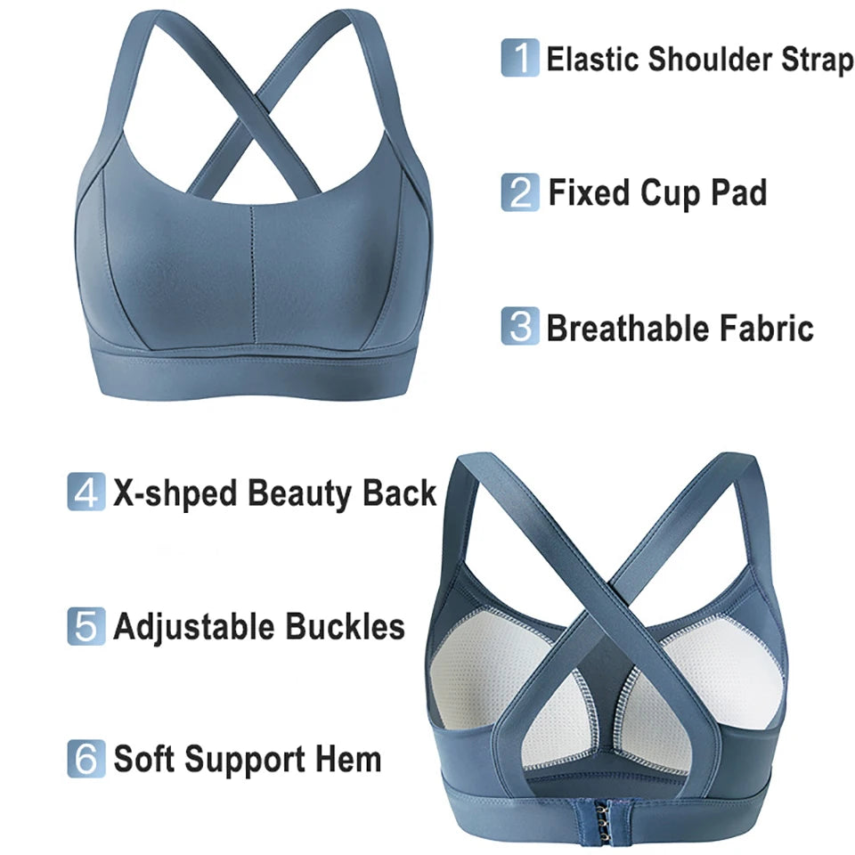 High-Impact Crisscross Sports Bra