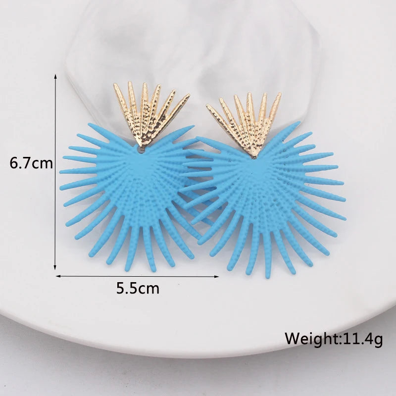 Bohemian Geometric Drop Earrings