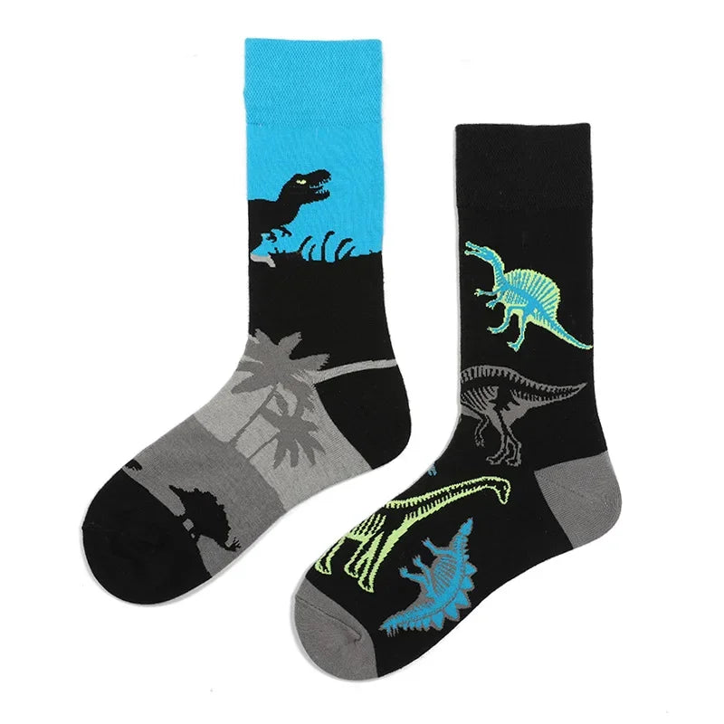 Fruit Print Crew Socks