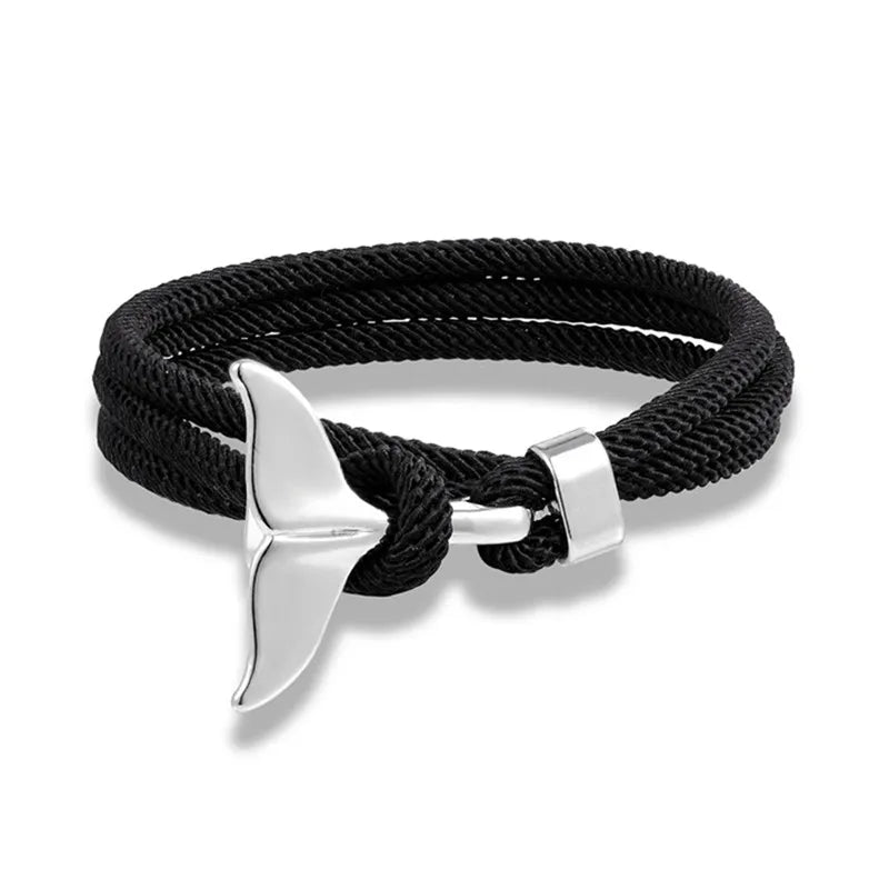 Nautical Whale Tail Bracelet