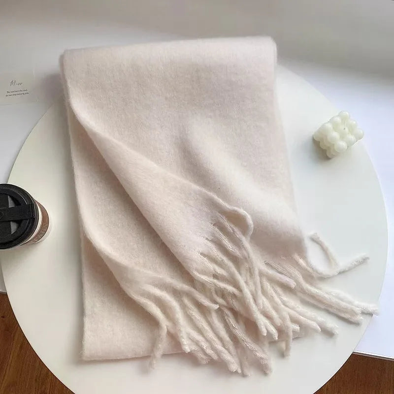 Tassel Cashmere Winter Scarf