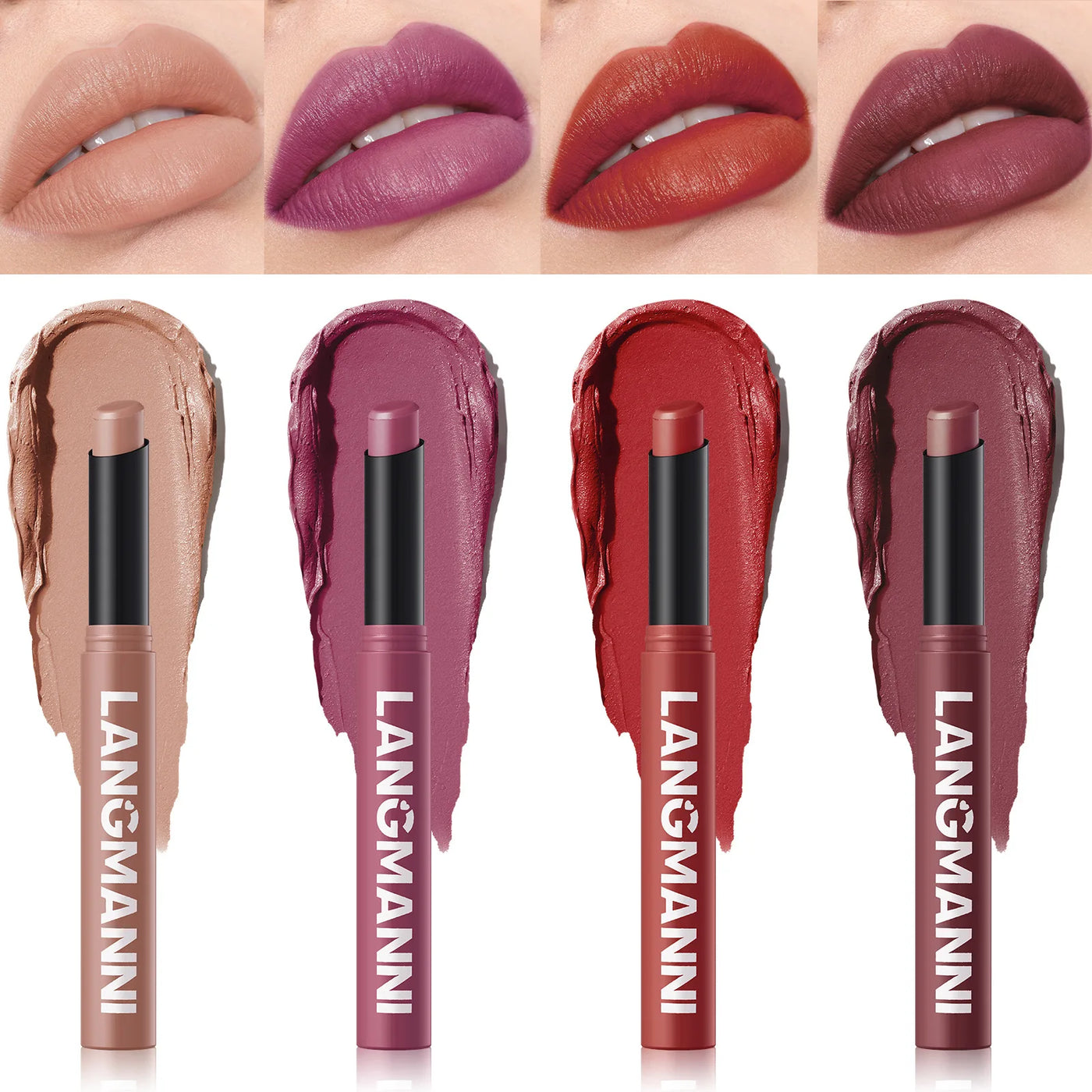 Twelve-Color Waterproof Lipstick Pen