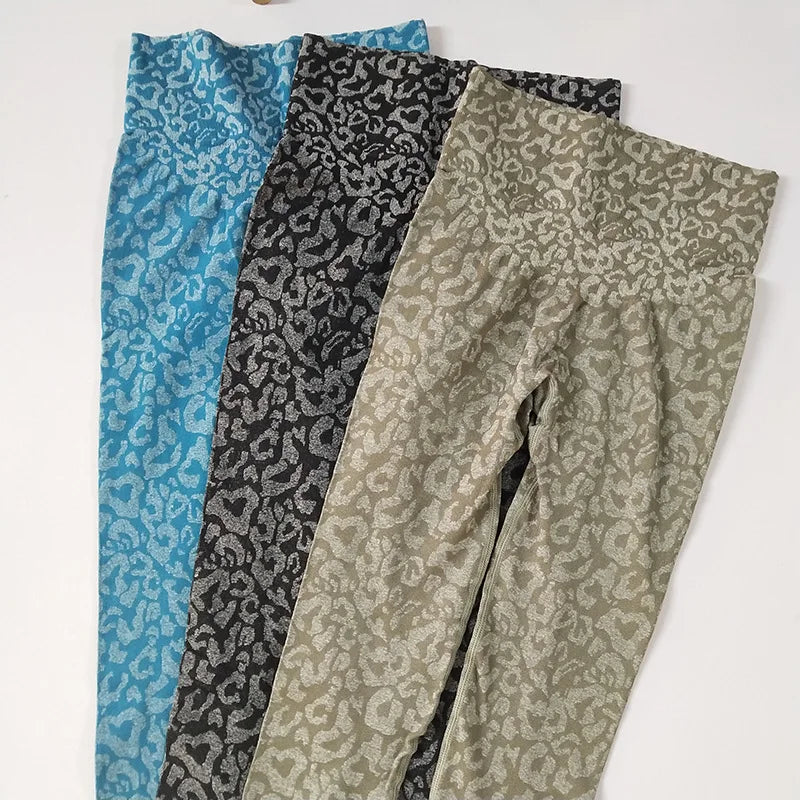 Leopard High-Waist Yoga Leggings