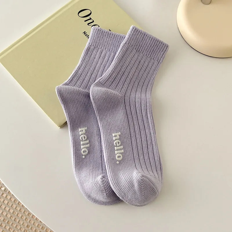 Breathable Colorful Ankle Socks