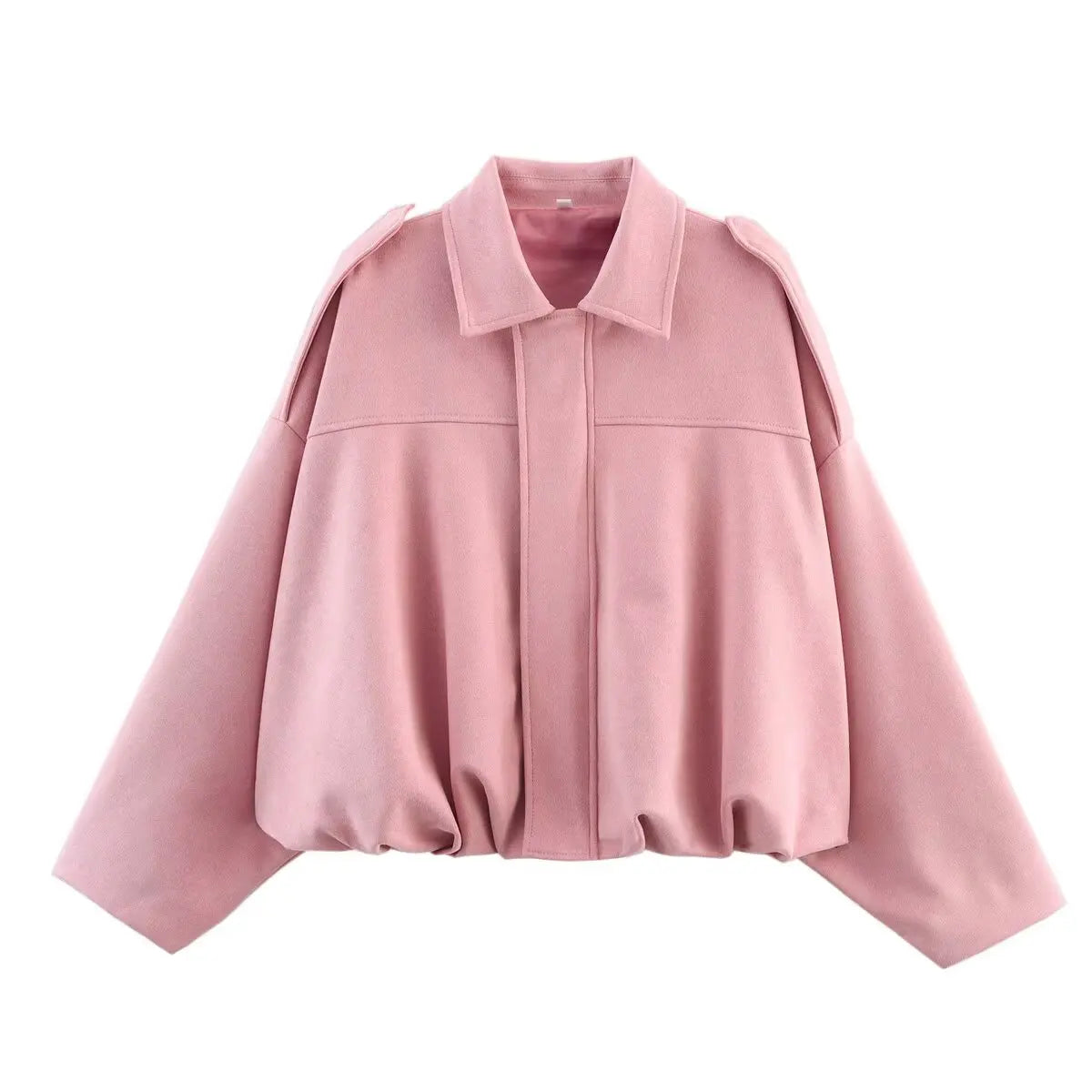 Textured Suede Bomber Jacket