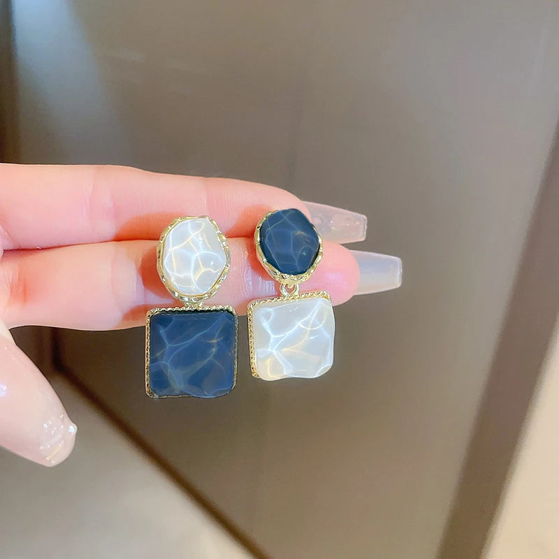 Bohemian Geometric Drop Earrings