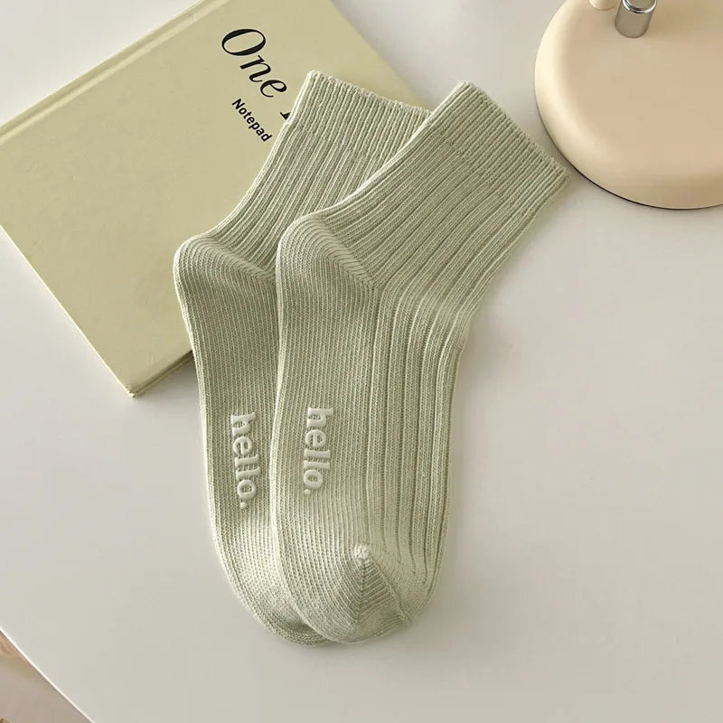 Breathable Colorful Ankle Socks