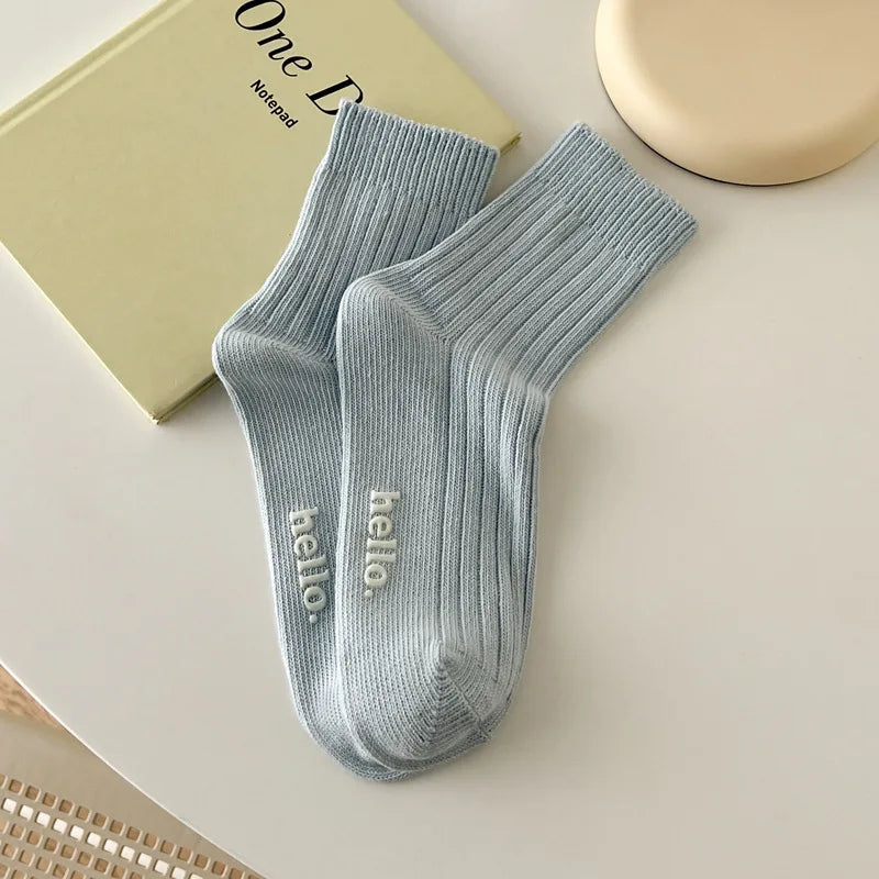 Breathable Colorful Ankle Socks