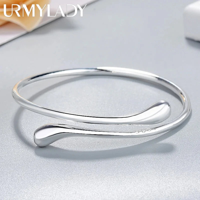 Sterling Silver Waterdrop Cuff