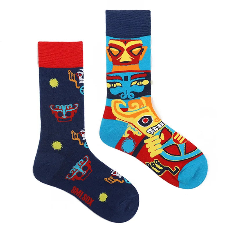 Fruit Print Crew Socks
