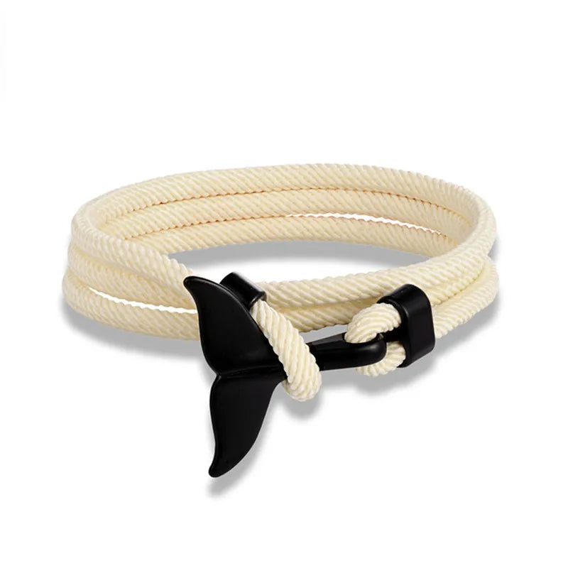 Nautical Whale Tail Bracelet