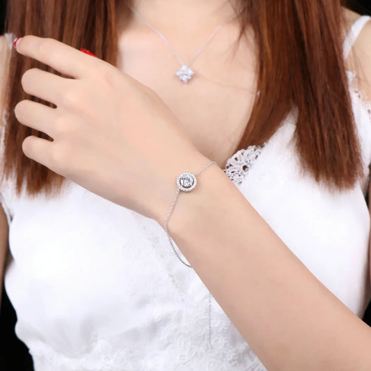 Rose Gold Zircon Bracelet