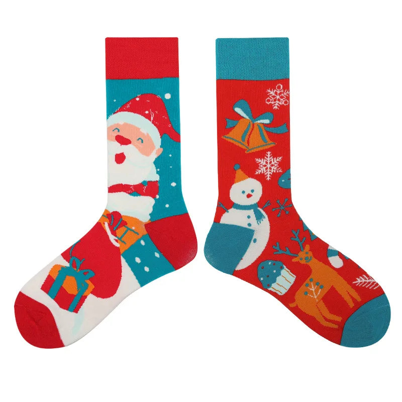 Fruit Print Crew Socks