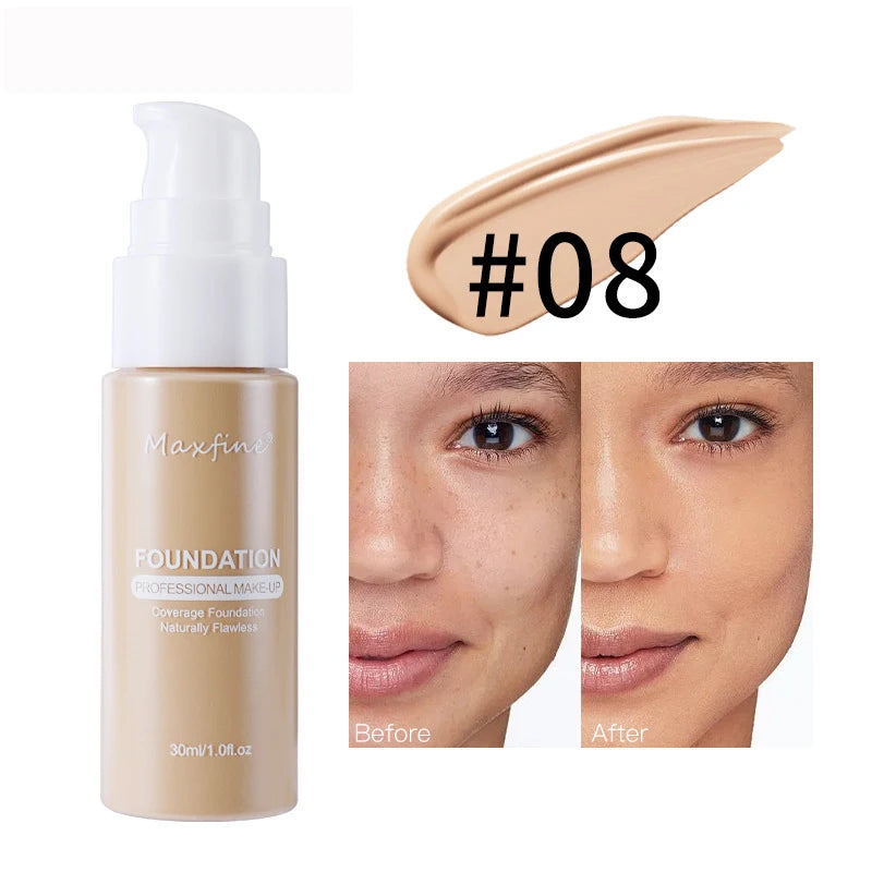 Sweat-Resistant Liquid Concealer Foundation