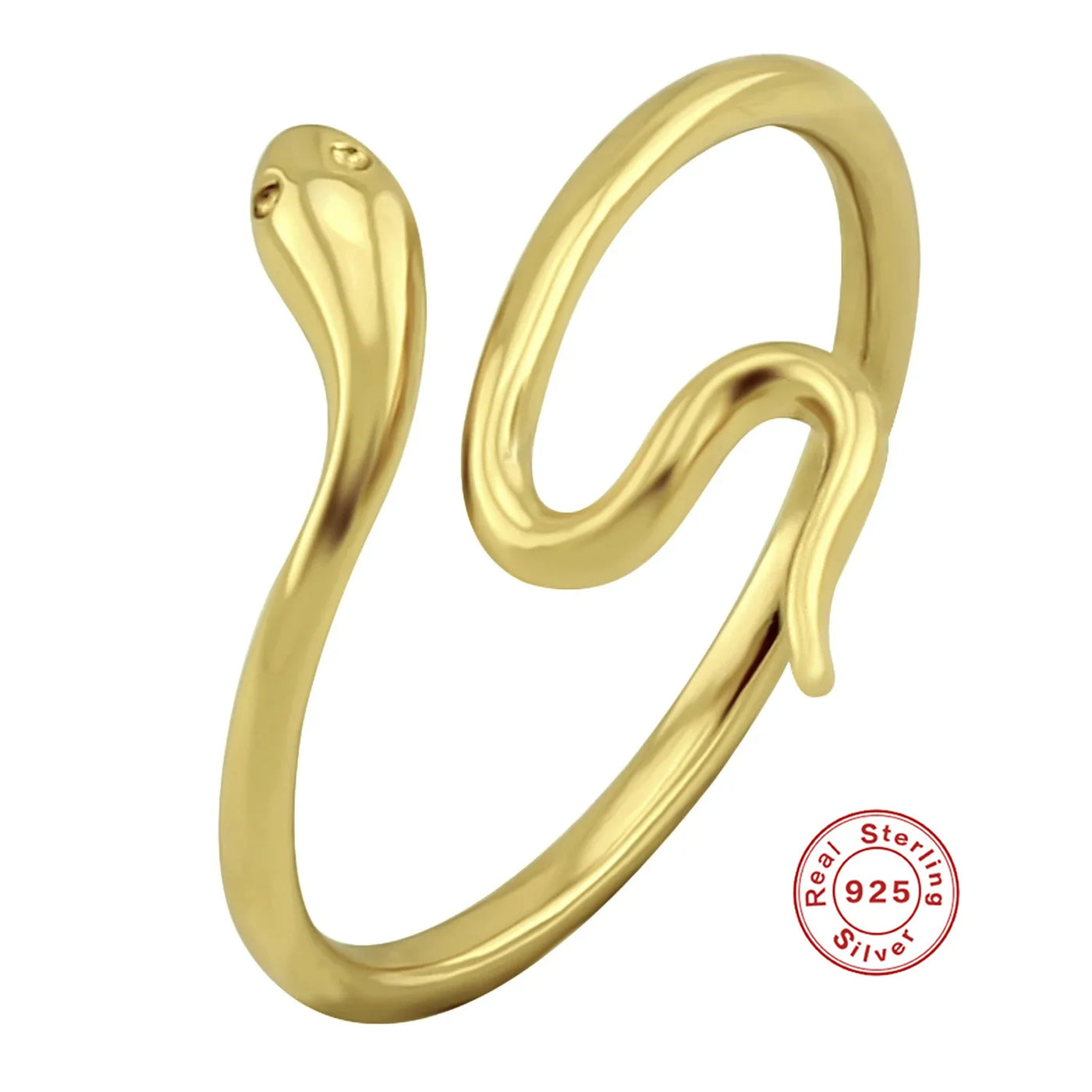 Sterling Silver Snake Ring