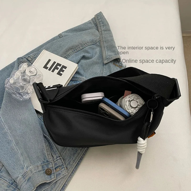 Wide Strap Dumpling Bag