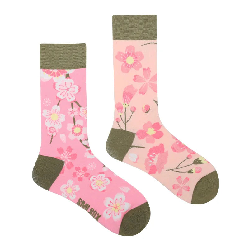 Fruit Print Crew Socks
