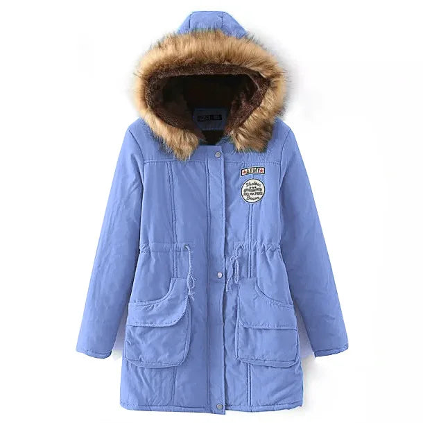 Hooded Fleece-Lined Winter Parka